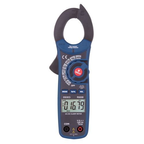 True RMS Clamp Meter, AC/DC Voltage, AC/DC Current Duraquip Inc