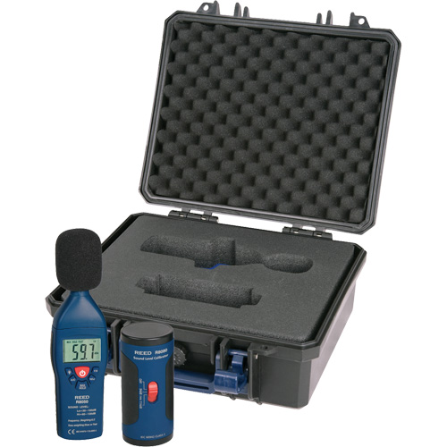 Sound Level Meter and Calibrator Kit, 30 - 130 dB Measuring Range Duraquip Inc