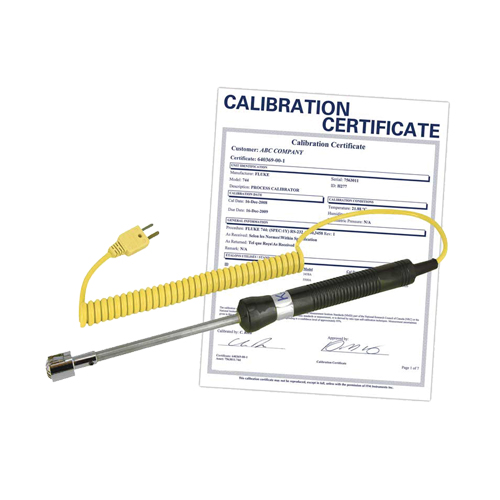 Surface Thermocouple Probe with Calibration Certificate, 500 °C (932°F) Max. Temp. Duraquip Inc