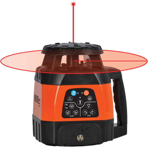 Red Beam Self-Leveling Horizontal & Vertical Rotary Laser, 200' (60 m), 635 Nm Duraquip Inc