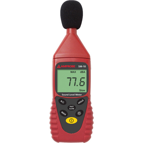 SM-10 Sound Meter, 0 - 50 dB Measuring Range Duraquip Inc