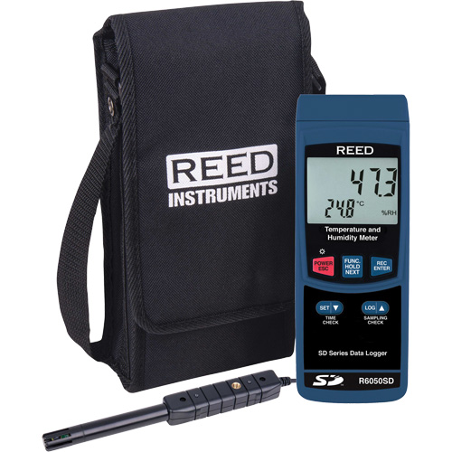 Data Logging Thermo-Hygrometer, 5% - 95% RH, 32° - 122° F ( 0° - 50°C ) Duraquip Inc