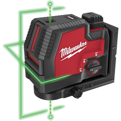 21 Redlithium USB Rechargeable Green Cross Line and Plumb Points Laser Duraquip Inc