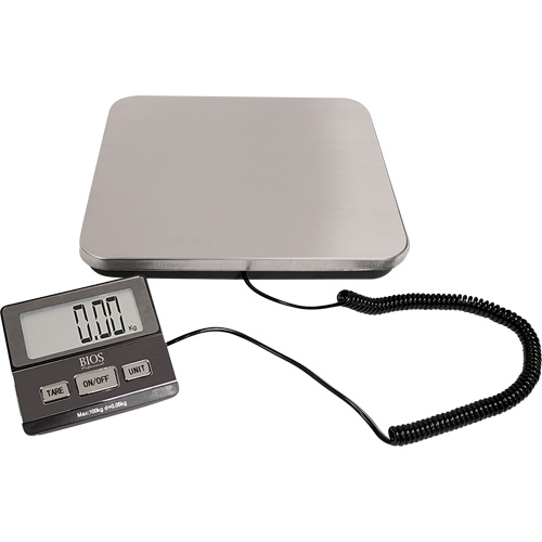 Balance de r&eacute;ception num&eacute;rique, Capacit&eacute; 220 lb, Graduations 1 lb Duraquip Inc
