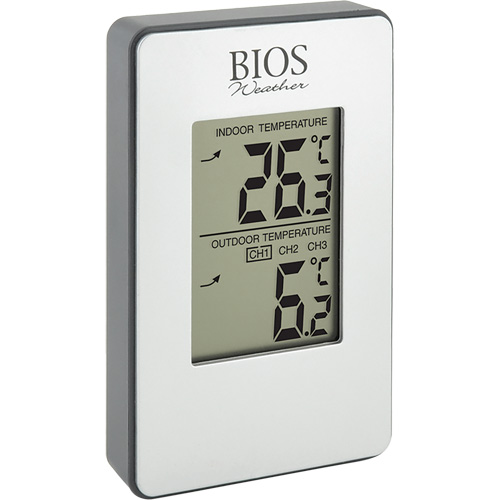 Indoor/Outdoor Wireless Thermometer, Non-Contact, Analogue, 31-158°F (-35-70°C) Duraquip Inc