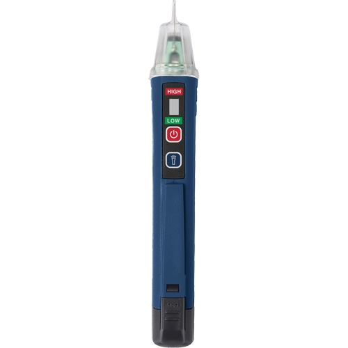 Non-Contact AC Voltage Detector with Flashlight, 24 V - 1000 V/90 V - 1000 V, Light & Sound Alert Duraquip Inc