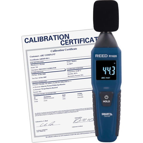 Bluetooth Smart Series Sound Level Meter with ISO Certificate, 30 - 130 dB Measuring Range Duraquip Inc
