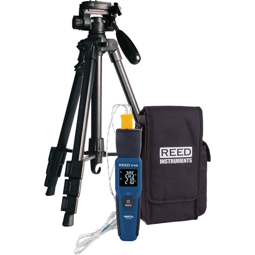 R1640 Smart Series Thermocouple Thermometer with Tripod, Contact, Digital, 32-122°F (0-50°C) Duraquip Inc