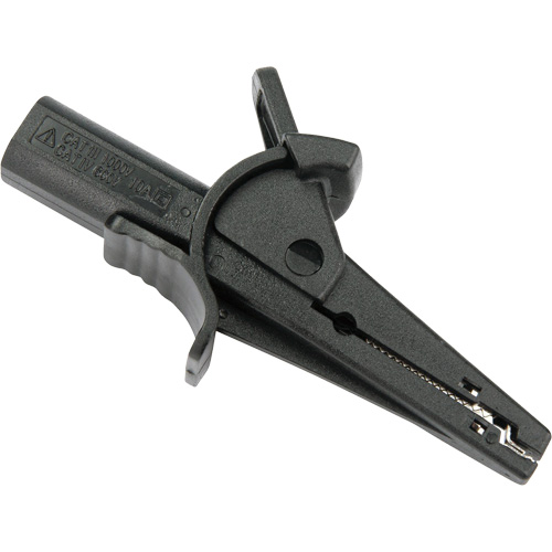 Pince crocodile noire pour le v&eacute;rificateur disolement haute tension R5002 Duraquip Inc