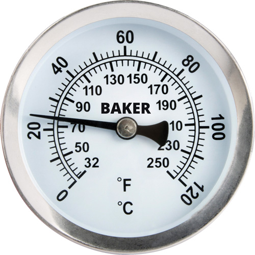 Pipe Surface Thermometer, Non-Contact, Analogue, 32-250°F (0-120°C) Duraquip Inc