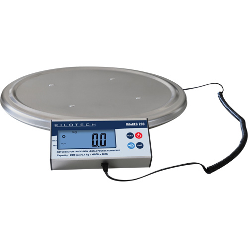 Keg Weighing Scale, 200 kg Capacity Duraquip Inc