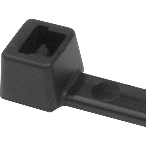 PA66 Cable Ties, 5-1/2" Long, 18 lbs. Tensile Strength, Black Duraquip Inc