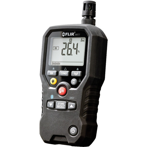 MR77 5-in-1 Moisture Meter with METERLiNK&reg;, 0 - 99% Moisture Range, -4°- 392° F ( -20° - 200° C ) Temperature Range Duraquip Inc