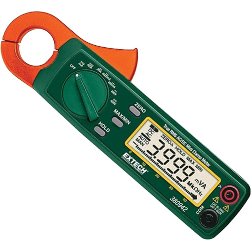 True RMS Mini Clamp Meter, AC/DC Voltage, AC/DC Current Duraquip Inc
