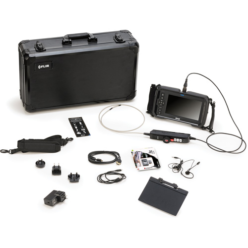Videoscope Kit with 2-Way Articulation 4.5 mm × 1 m Long Camera Probe, 7" Display, 1024 x 600 pixels Duraquip Inc