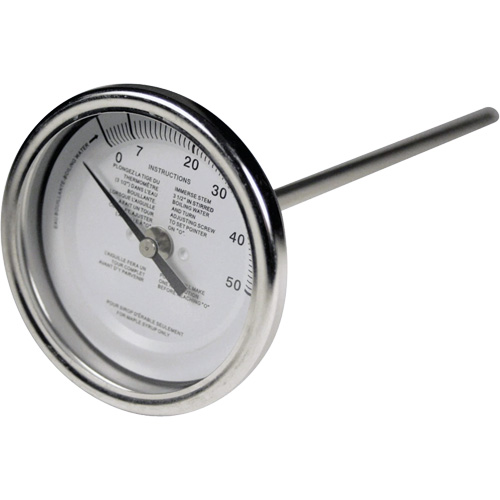5" Maple Syrup Stem Thermometer, Contact, Analogue Duraquip Inc
