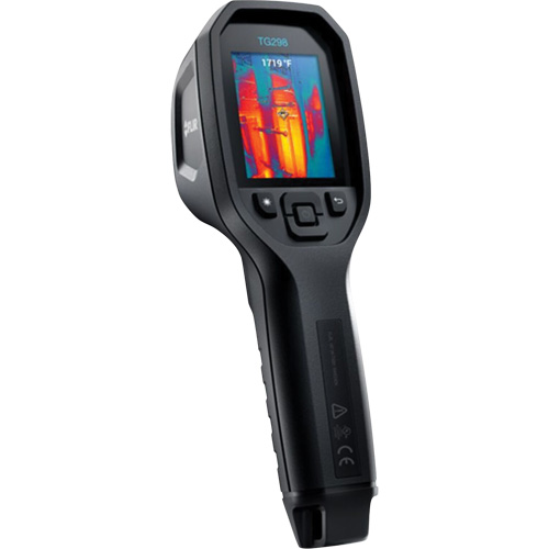 TG298 30:1 High Temperature Spot IR Thermal Imaging Camera with Bullseye Laser, 320 x 240 pixels, -25° - 1080°C (-130° - 1976°F), <70 mK Duraquip Inc