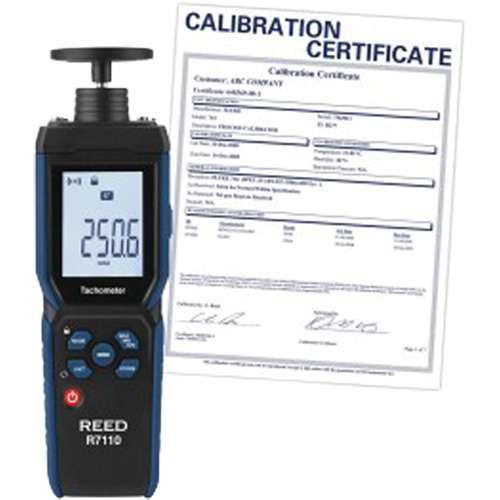 Combination Contact & Laser Photo Tachometer with Traceable Certification, Contact/Photo (Non Contact) Duraquip Inc