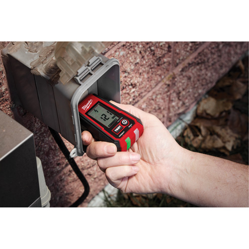 D&eacute;tecteur de tension avec DEL et testeur de prise DDFT, 50 V - 1000 V, Alerte Affichage & son Duraquip Inc