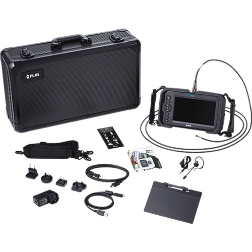 Ensemble de vid&eacute;oscope haute performance avec cam&eacute;ra HD double & longue sonde, 1280" lo x 720" la Affichage, 1024 x 600 pixels, 4,9 mm (0,19") T&ecirc;te de cam&eacute;ra Duraquip Inc