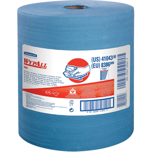 Chiffons X80, Robuste, 13-2/5' lo x 12-1/2" la Duraquip Inc