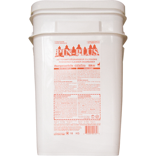 Nettoyant d&eacute;graissant Pin-Plus en poudre, 18 kg/18,0 kg Duraquip Inc