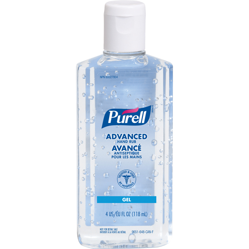 Advanced Hand Sanitizer, 118 ml, Squeeze Bottle, 70% Alcohol Duraquip Inc