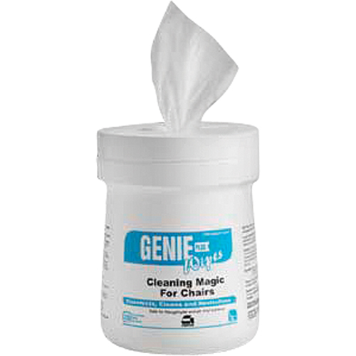 Cleaners & Disinfectants - Genie Plus Chair Cleaner, 7" x 6", 160 Count Duraquip Inc