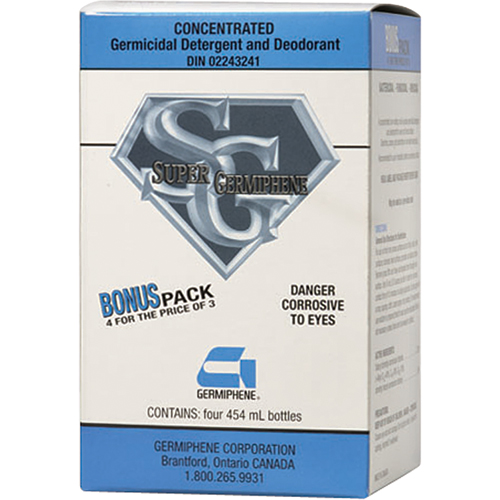 Super Germiphene&reg; Disinfectant, 454 ml, Bottle Duraquip Inc