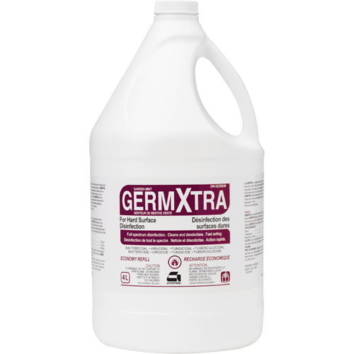 Germxtra Hard Surface Disinfectant, 4 L, Jug Duraquip Inc