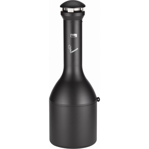 Solutions pour la gestion des m&eacute;gots de cigarettes Infinity, Sur pied, M&eacute;tal, Capacit&eacute; 4,13 gal. US, Hauteur 39-1/10" Duraquip Inc