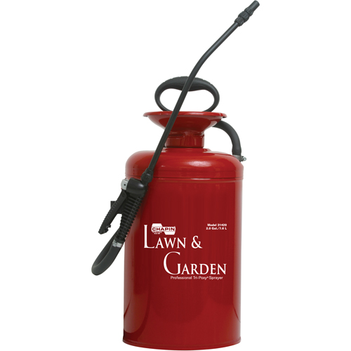 Lawn & Garden Series Tri-Poxy Sprayer, 2 gal. (7.6 L), Steel, 12" Wand Duraquip Inc