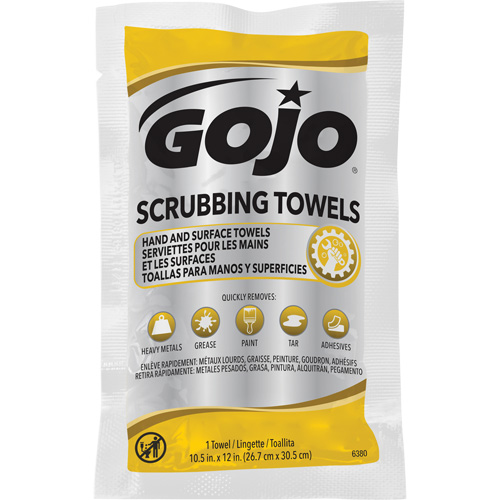 Scrubbing Towels, 80 Wipes, 12-1/4" x 10-1/2" Duraquip Inc