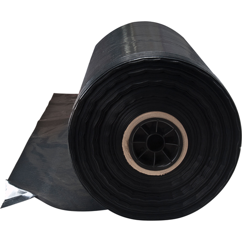 Garbage Bags, 3X Strong, 35" W x 49" L, 3 mils, Black Duraquip Inc