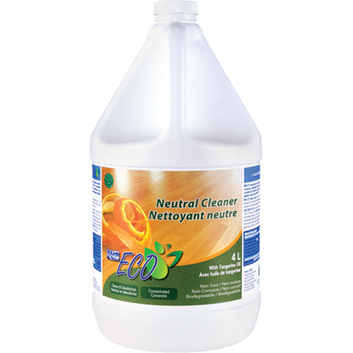 Tangerine Oil Neutral Cleaners, 4 L, Jug Duraquip Inc