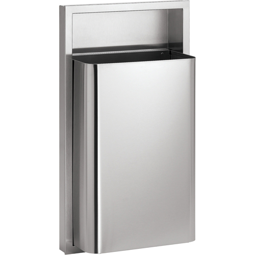 Waste Receptacles, Stainless Steel, 12 US gal. Duraquip Inc