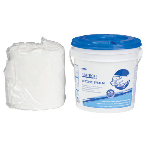 Chiffons Wettask* pour solvants, 570 lingettes, 12" x 6" Duraquip Inc