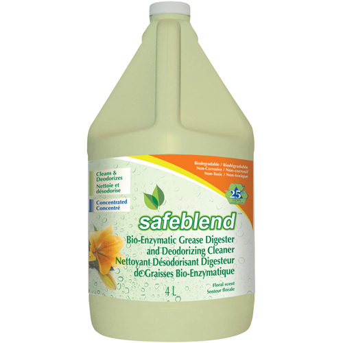 Nettoyants d&eacute;sodorisants et digesteurs de graisse, 4 L/4,0 L Duraquip Inc