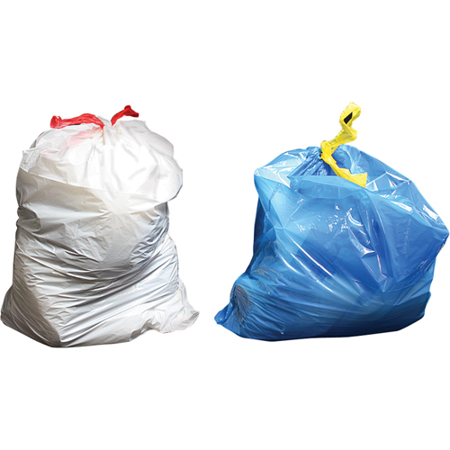 Sacs &agrave; d&eacute;chets Sure-Tie, Fort, 33" la x 38" lo, 0,9 mils, Transparent, Capacit&eacute; 121,13 L (32 gal.) Duraquip Inc