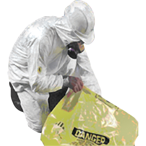 Sure-Guard Hazardous Waste Removal Liners, Asbestos, 40" L x 26" W, 3 mil Duraquip Inc