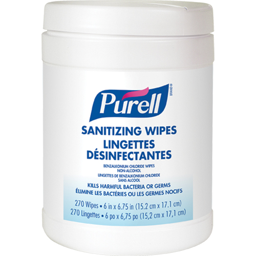 Hand Sanitizing Wipes, Canister Duraquip Inc
