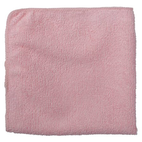 Light-Duty Cleaning Cloth, Microfibre, Red Duraquip Inc