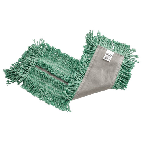 Castaway Dust Mop, Slip On Style, Cotton/Yarn, 24" L x 5" W Duraquip Inc