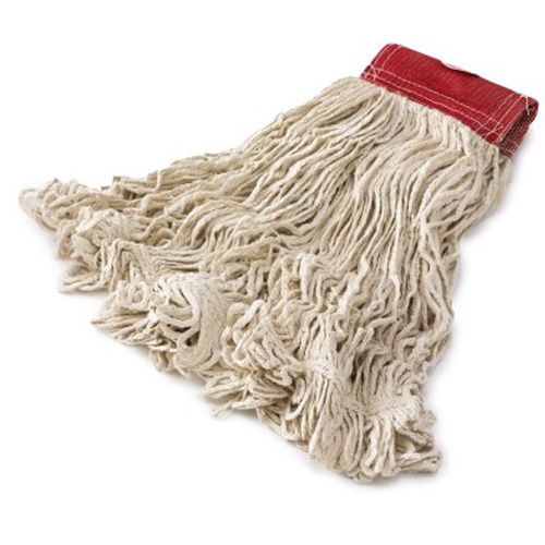Super Stitch Wet Mop, Floor Finishing, Cotton, 24 oz., Loop Style Duraquip Inc