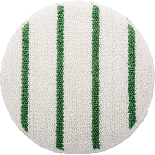 Tampon pour machine d'entretien des planchers, 19", Nettoyage, Blanc Duraquip Inc