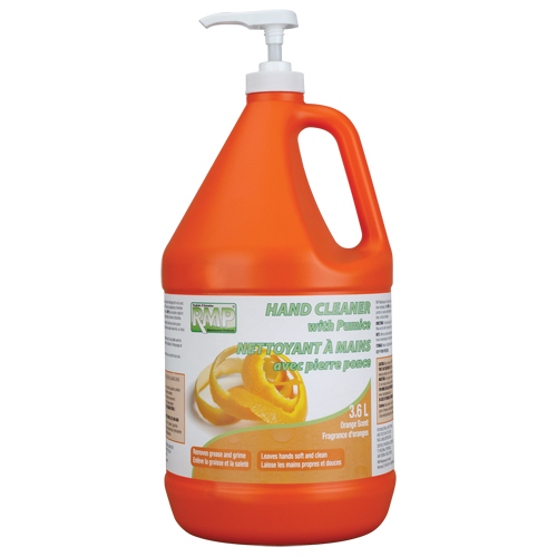 Orange Hand Cleaner, Pumice, 3.6 L, Jug, Orange Duraquip Inc