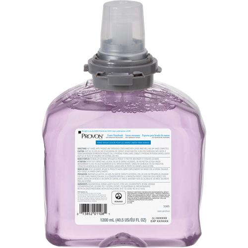 Savon pour les mains aux canneberges avec hydratants am&eacute;lior&eacute;s pour distributeur PROVON TFX, Mousse, 1200 ml, Parfum&eacute; Duraquip Inc