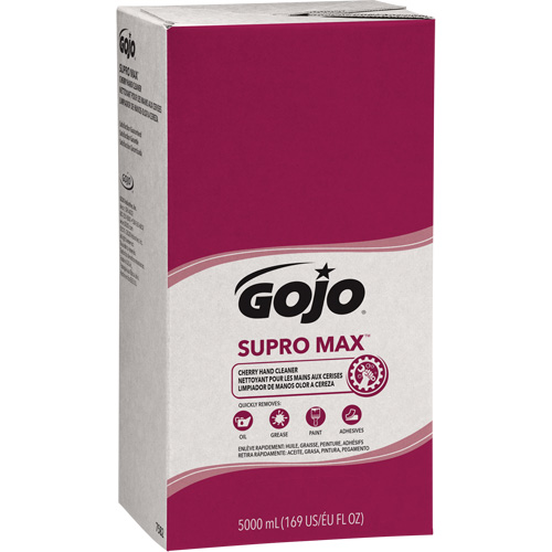 Distributeur de savon pour les mains SUPRO MAX ou GOJO PRO TDX, Lotion, 5000 ml, Recharge, Cerise Duraquip Inc