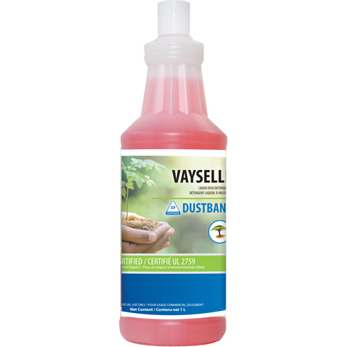 Vayselle Dish Detergent, Liquid, 1 L Duraquip Inc