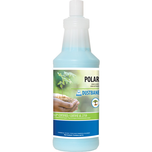 Polar Cream Bathroom Cleaner, 1 L/1.0 L, Bottle Duraquip Inc